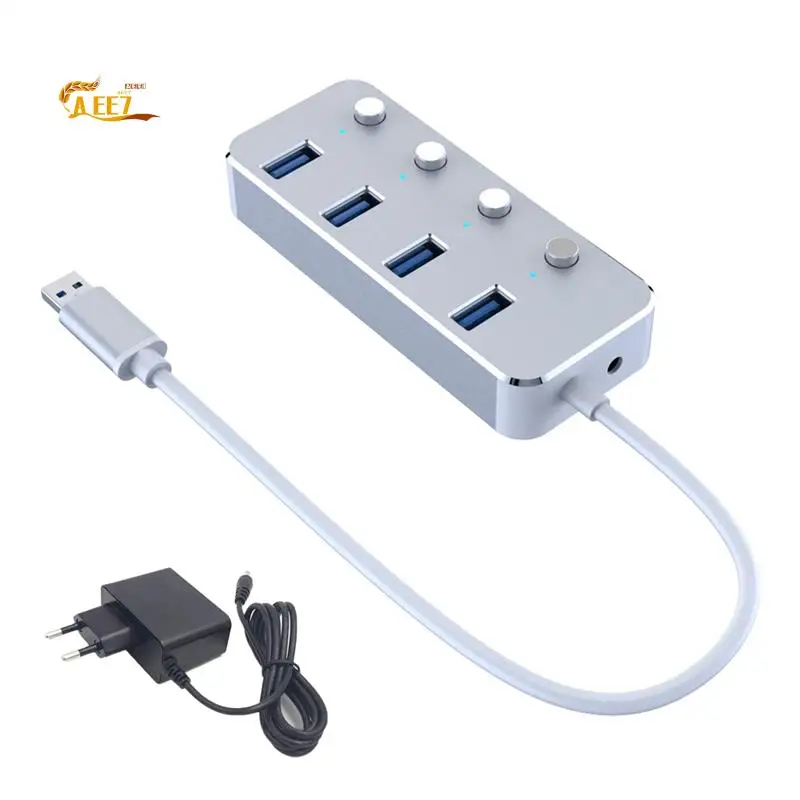 AEE7-USB 3.0 Адаптер питания 4-портовый разветвитель из алюминиевого сплава USB Мультиудлинительный переключатель Кабельный концентратор 1,2 м USB-концентратор 3.0 Вилка европейского стандарта B
AEE7-USB 3.0 Адаптер питания 4-портовый разветвитель из алюминиевого сплава USB Мультиудлинительный переключатель Кабельный концентратор 1,2 м USB-концентратор 3.0 Вилка европейского стандарта B