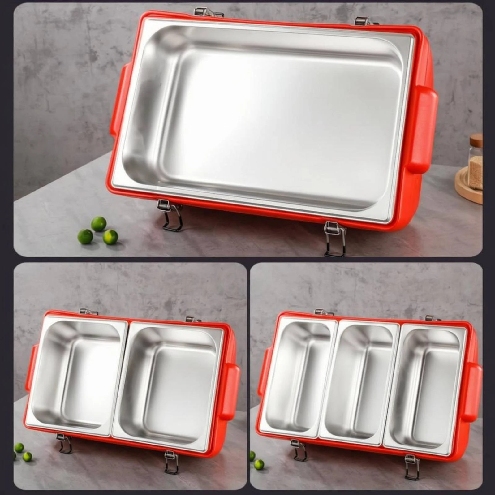 Insulated Food Storage Box Fitted Lid Hot and Cold Food Carrier Insulated Hot Box Metal Latches Side Handles
Insulated Food Storage Box Fitted Lid Hot and Cold Food Carrier Insulated Hot Box Metal Latches Side Handles