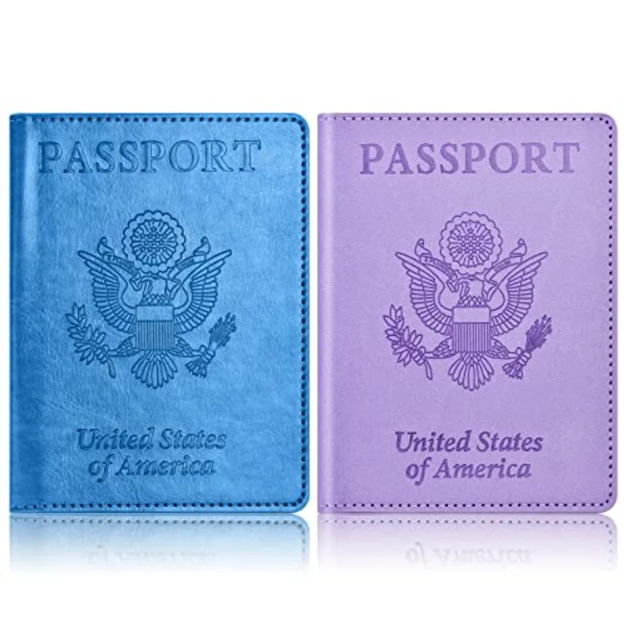 Passport Holder for Travel Essentials-2Pack, Passport Wallet Cover Case for Travel Must Haves Accessories, Passport Book Holder
Passport Holder for Travel Essentials-2Pack, Passport Wallet Cover Case for Travel Must Haves Accessories, Passport Book Holder