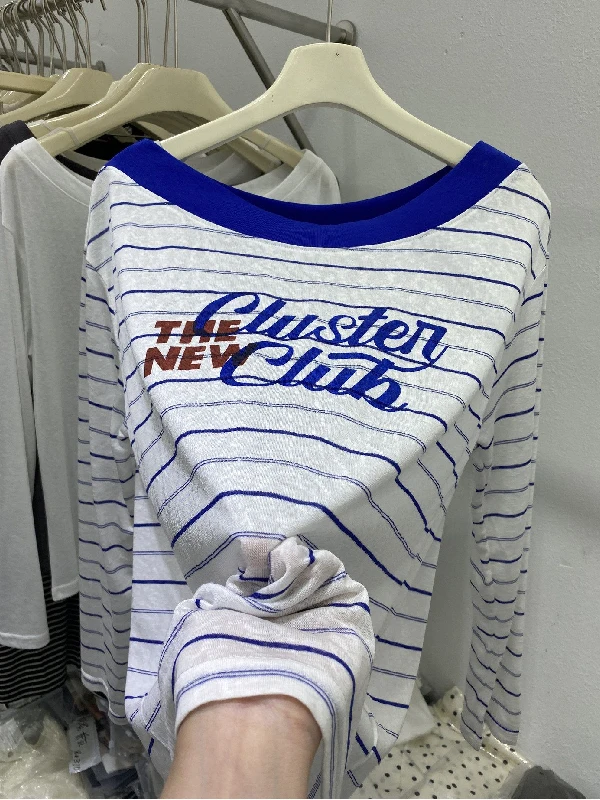 plus Size Women's Long Sleeve T-Shirt Striped One-Shoulder Letter Print Summer Sunshade Top Polyester Fiber Rectangular Body ...
plus Size Women's Long Sleeve T-Shirt Striped One-Shoulder Letter Print Summer Sunshade Top Polyester Fiber Rectangular Body ...