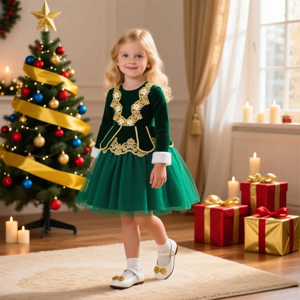 Kids Girls Xmas Elf Princess Green Dress Children Christmas New Year Cosplay Costumes Kindergarten Performance Role Play Outfit
Kids Girls Xmas Elf Princess Green Dress Children Christmas New Year Cosplay Costumes Kindergarten Performance Role Play Outfit