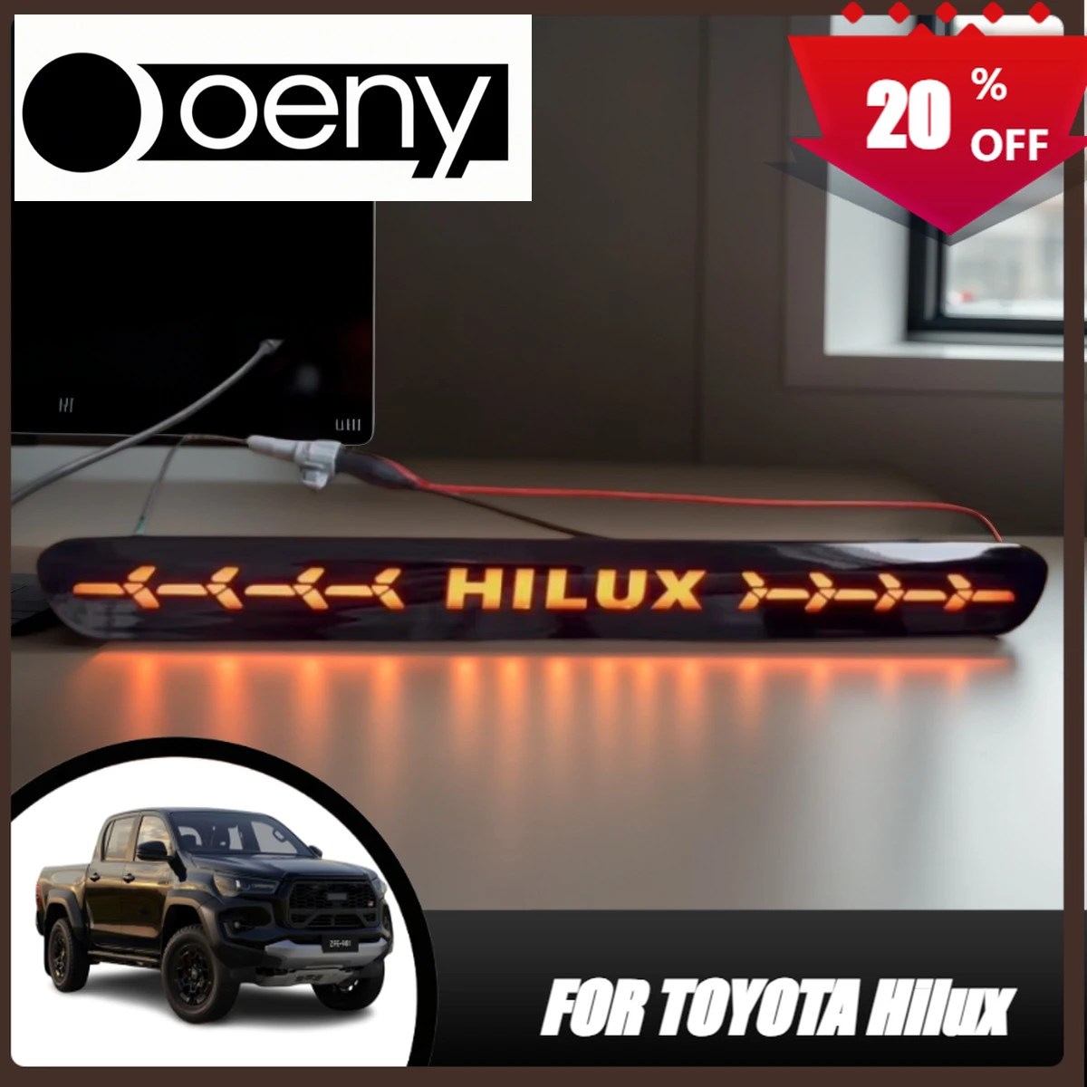 Fit For Stop Lamps Brake Light Tail Lamp Tail Lights Toyota Hilux Revo Rocoo 2016-2025 Tailgate Brake Signal Light Hilux Accesso
Fit For Stop Lamps Brake Light Tail Lamp Tail Lights Toyota Hilux Revo Rocoo 2016-2025 Tailgate Brake Signal Light Hilux Accesso