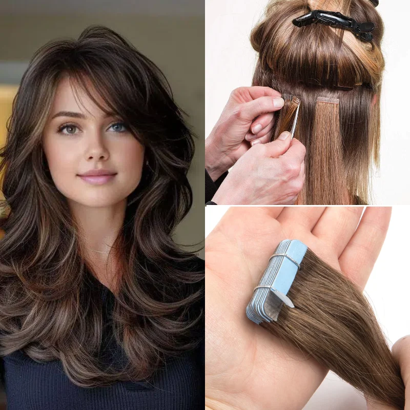 20pcs/pack 100% Human Hair Tape In Extensions 12-26 Inch Can Be Washed & Styled Wholesale Price Fast Delivery
20pcs/pack 100% Human Hair Tape In Extensions 12-26 Inch Can Be Washed & Styled Wholesale Price Fast Delivery