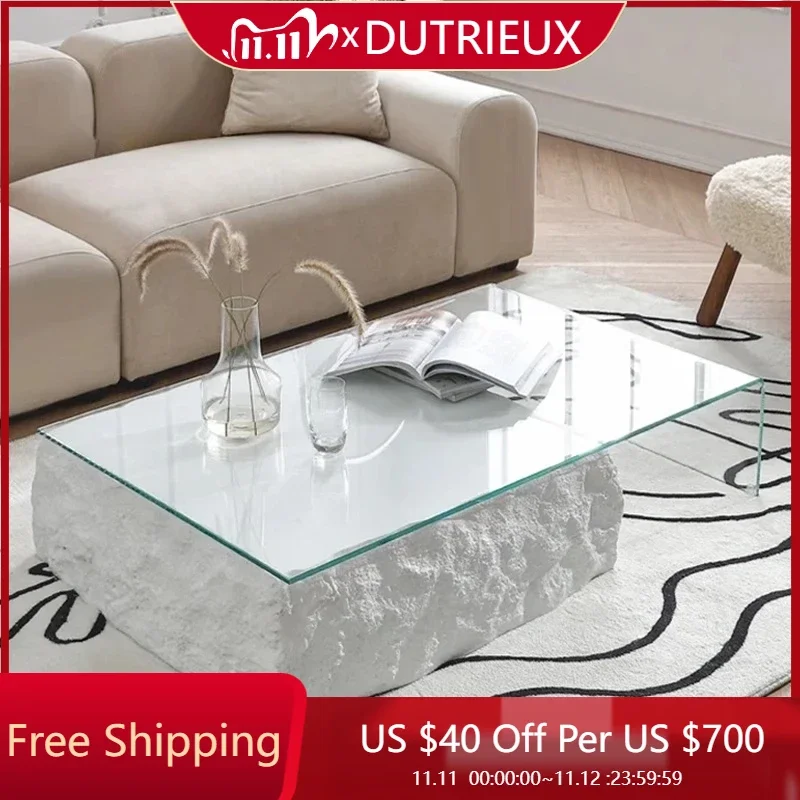 Glass Unique Coffee Table Aesthetic Minimalist Designer Adjustable Coffee Table Decoration Modern Mesa Auxiliar Home Furniture
Glass Unique Coffee Table Aesthetic Minimalist Designer Adjustable Coffee Table Decoration Modern Mesa Auxiliar Home Furniture
