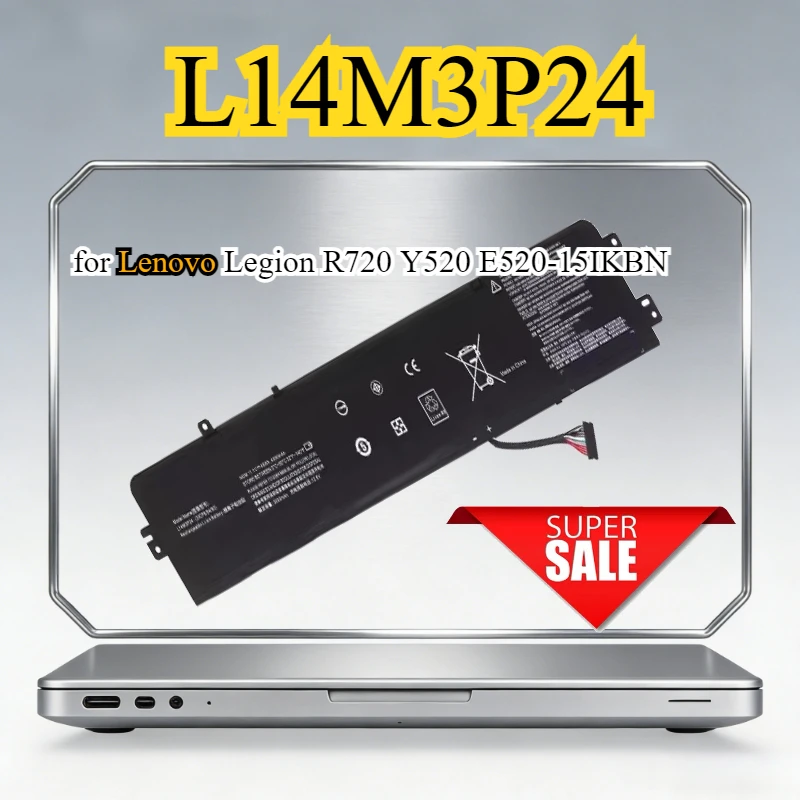 L16M3P24 L14S3P24 Laptop Battery for Lenovo Legion R720 Y520 E520-15IKBN 11.1V Li-ion Battery
L16M3P24 L14S3P24 Laptop Battery for Lenovo Legion R720 Y520 E520-15IKBN 11.1V Li-ion Battery