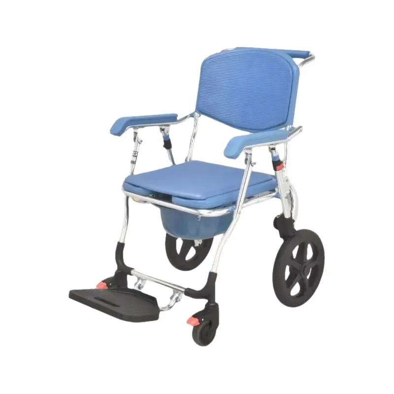 Reinforced Elderly Portable Shower Chair with Wheels One Key Fold Indoor Mobile Bathing Chair Commode Stool
Reinforced Elderly Portable Shower Chair with Wheels One Key Fold Indoor Mobile Bathing Chair Commode Stool