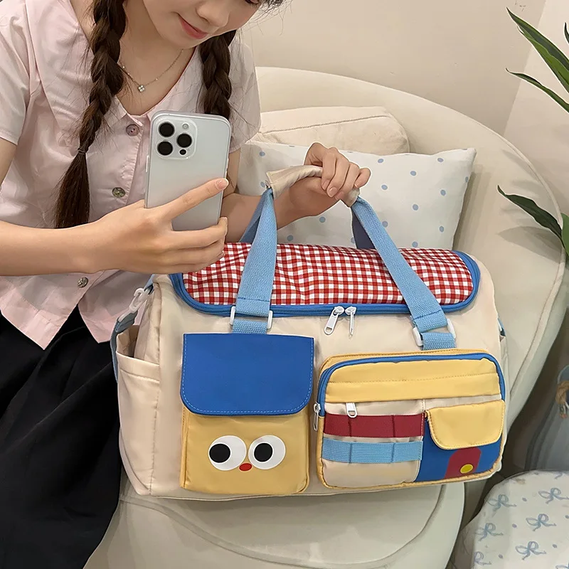 Женская дорожная дорожная дорожная сумка-оксфорд большой вместимости, легкая спортивная сумка для спортзала, милая сумка для путешествий на выходные, больничная сумка для беременных, ручная кладь
Женская дорожная дорожная дорожная сумка-оксфорд большой вместимости, легкая спортивная сумка для спортзала, милая сумка для путешествий на выходные, больничная сумка для беременных, ручная кладь