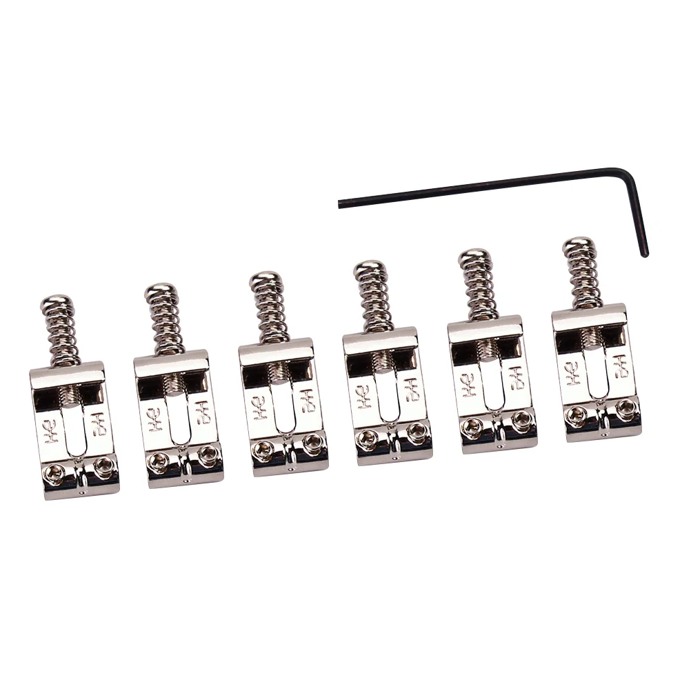 6pcs Vintage Roller Saddle Guitar Bridge String Saddles for Electric Guitar GAQ06 (Silver) Bridge Roller
6pcs Vintage Roller Saddle Guitar Bridge String Saddles for Electric Guitar GAQ06 (Silver) Bridge Roller