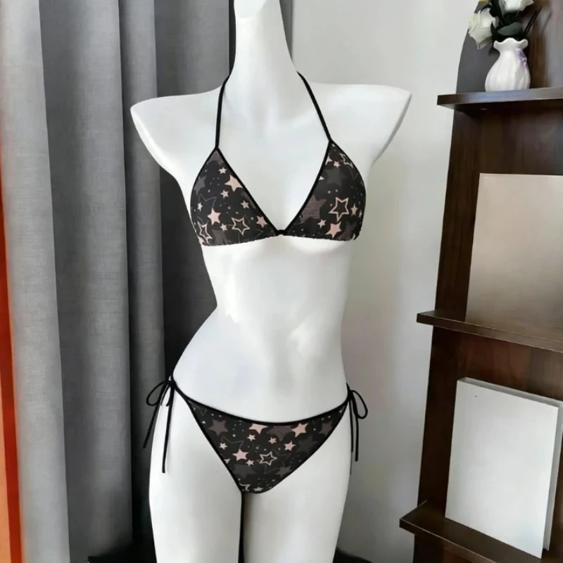 American Style Vintage Print Bikini Set Halter Strap Two Piece Swimwear High Waist Bottom Fashion Beach Swimwear Woman
American Style Vintage Print Bikini Set Halter Strap Two Piece Swimwear High Waist Bottom Fashion Beach Swimwear Woman