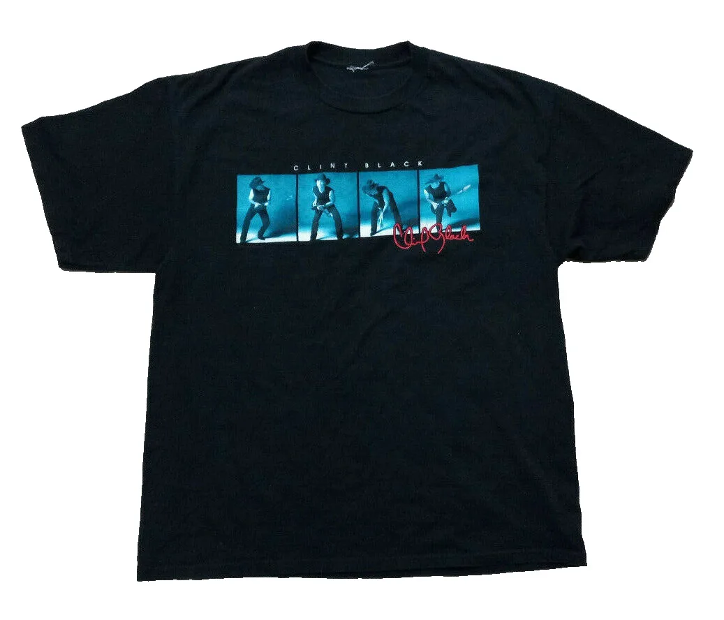 Clint Black Down The Black Top We Go T-shirt 2003 Black Country Music Funny Short Sleeve Tshirt Streetwear New Fashion Top Tees
Clint Black Down The Black Top We Go T-shirt 2003 Black Country Music Funny Short Sleeve Tshirt Streetwear New Fashion Top Tees