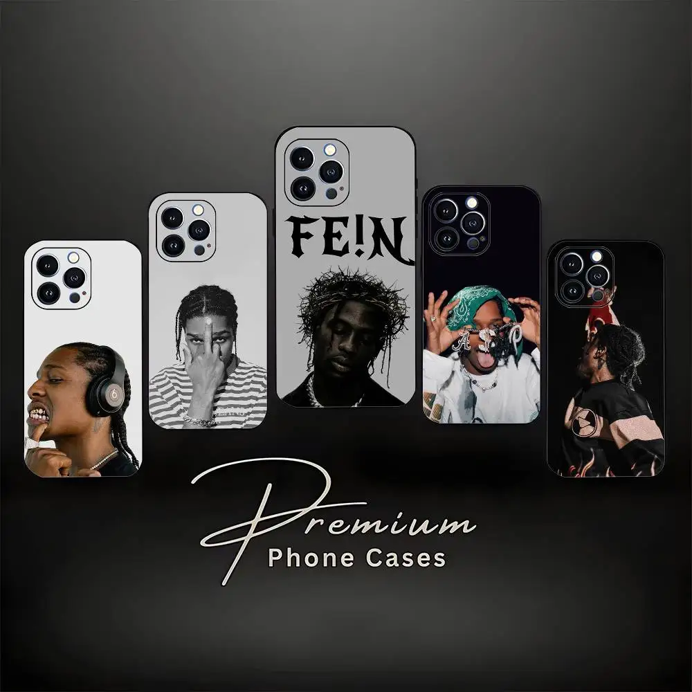 A-ASAP Rocky Rapper Phone Case For iPhone 17,16,15,14,13,12,11 ,Pro Max,XS,X,XR,SE,Mini,8,7,Soft Silicone Black Cover
A-ASAP Rocky Rapper Phone Case For iPhone 17,16,15,14,13,12,11 ,Pro Max,XS,X,XR,SE,Mini,8,7,Soft Silicone Black Cover