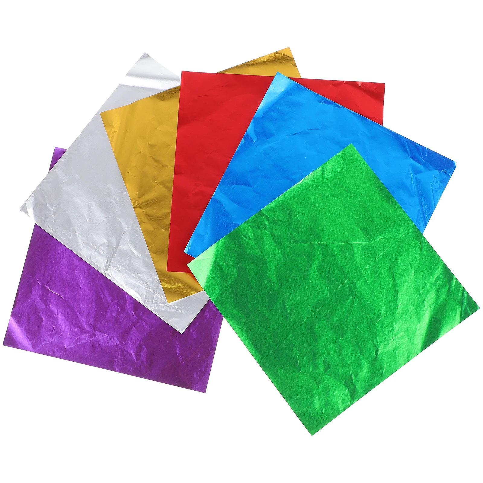 600pcs Colored Aluminum Foil Wrapping Paper 15cm 100 Sheets 6 Packs Party Supplies Sugar Wrappers Nougat Candy Packing Papers
600pcs Colored Aluminum Foil Wrapping Paper 15cm 100 Sheets 6 Packs Party Supplies Sugar Wrappers Nougat Candy Packing Papers