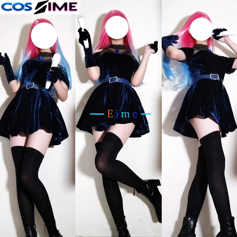 Anime Alien Stage Mizi Cosplay Cute Blue Dress Fancy Party Clothing Halloween Carnival Uniforms Custom Made
Anime Alien Stage Mizi Cosplay Cute Blue Dress Fancy Party Clothing Halloween Carnival Uniforms Custom Made