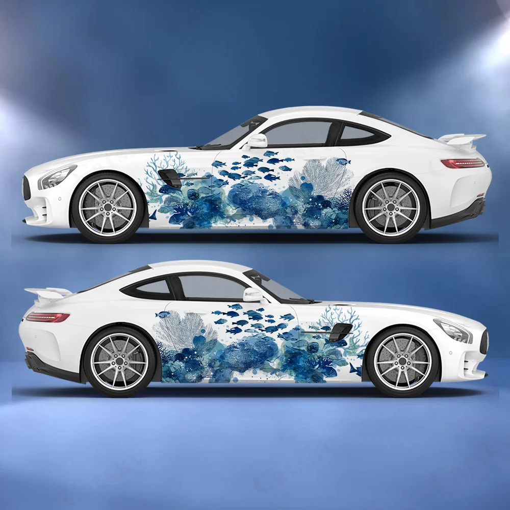 Underwater World Vortex Fish Car Vinyl Wraps Decal PVC Anti Scratch Sticker Suitable for Trucks SUV Decor Auto Accessories Gift
Underwater World Vortex Fish Car Vinyl Wraps Decal PVC Anti Scratch Sticker Suitable for Trucks SUV Decor Auto Accessories Gift
