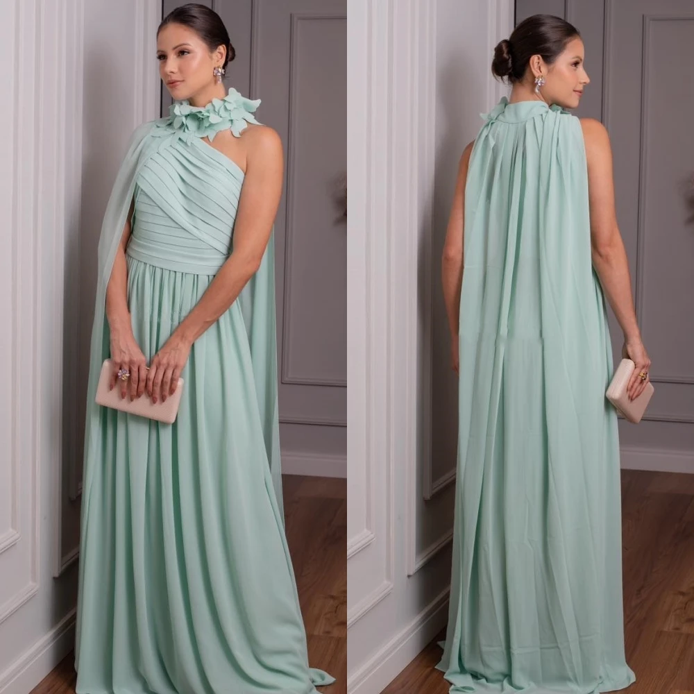 Customized Chiffon Draped Applique Graduation A-line High Collar Bespoke Occasion Gown Long Dresses
Customized Chiffon Draped Applique Graduation A-line High Collar Bespoke Occasion Gown Long Dresses