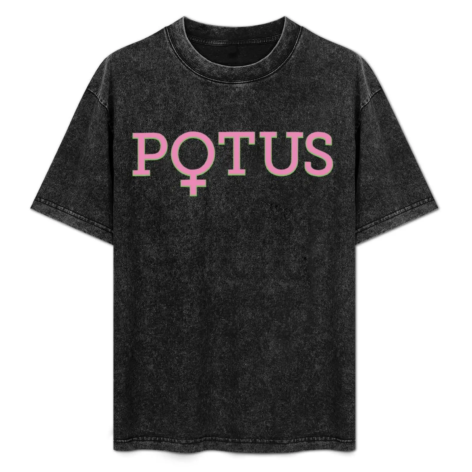 Woman POTUS (pink and green version) T-Shirt Casual Holiday Short Sleeve Tee
Woman POTUS (pink and green version) T-Shirt Casual Holiday Short Sleeve Tee