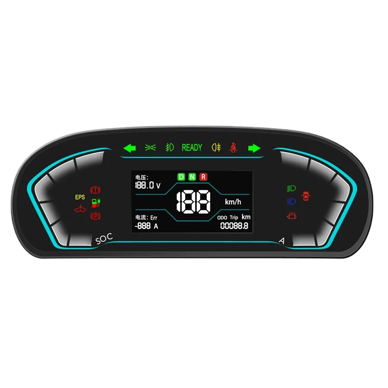 New Condition Digital LCD Speedometer E640 Cluster Instrument Panel for Electric Vehicles for Auto Meter