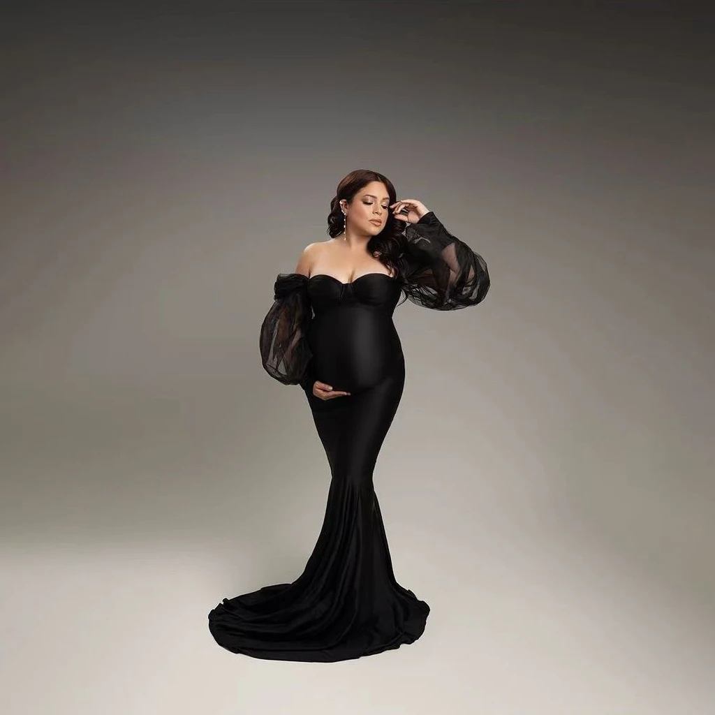 Sexy Full Sleeves Maternity Dresses Handmade Pregnant Dress Photo Mermaid Long Prom Gowns Sweetheart Custom Made
Sexy Full Sleeves Maternity Dresses Handmade Pregnant Dress Photo Mermaid Long Prom Gowns Sweetheart Custom Made