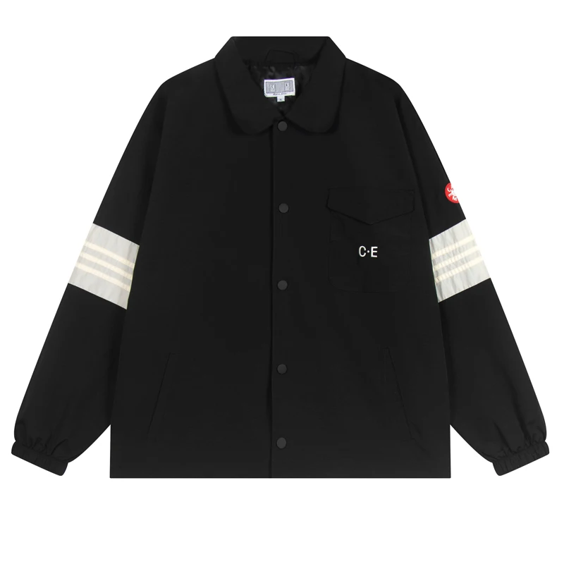2024 Spring Autumn C.E Jackets Hip Hop Arm Stripes Slogan Pattern Windproof Jacket for Men Women
2024 Spring Autumn C.E Jackets Hip Hop Arm Stripes Slogan Pattern Windproof Jacket for Men Women