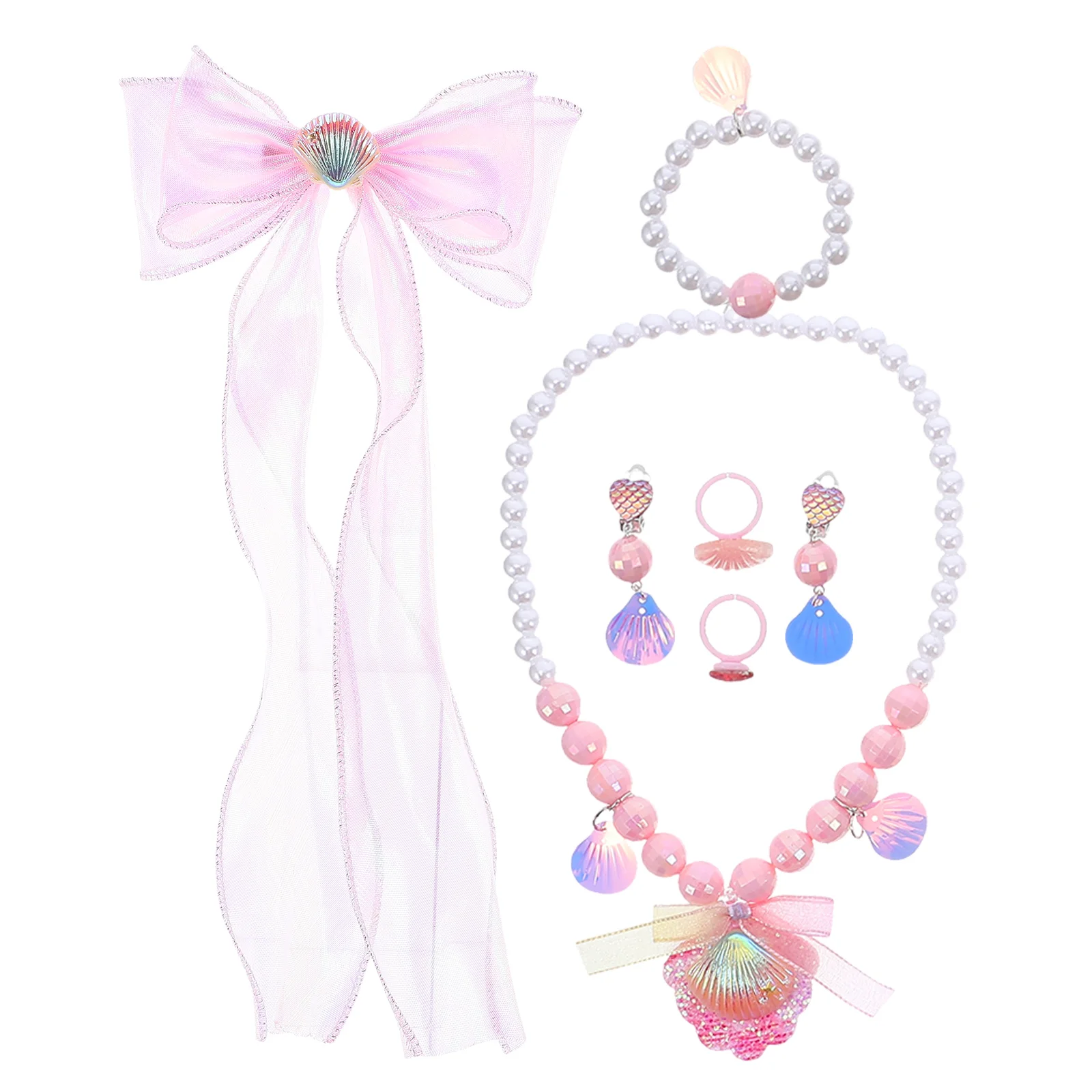 Children's Princess Jewelry Earrings Mermaid Jewlery Charm Little Girls Accessories Plastic Bracelet
Children's Princess Jewelry Earrings Mermaid Jewlery Charm Little Girls Accessories Plastic Bracelet