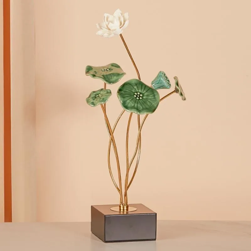 Half Handmade Lotus Shaped Living Room Decoration Ornament Home Decor Moving Home Gift New Chinese Style Living Room Craft ZI792
Half Handmade Lotus Shaped Living Room Decoration Ornament Home Decor Moving Home Gift New Chinese Style Living Room Craft ZI792