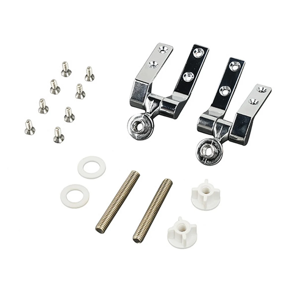 Chrome Finished Toilet Seat Hinge Connector Set Made of Zinc Alloy for Secure Attachment and Lasting Performance
Chrome Finished Toilet Seat Hinge Connector Set Made of Zinc Alloy for Secure Attachment and Lasting Performance
