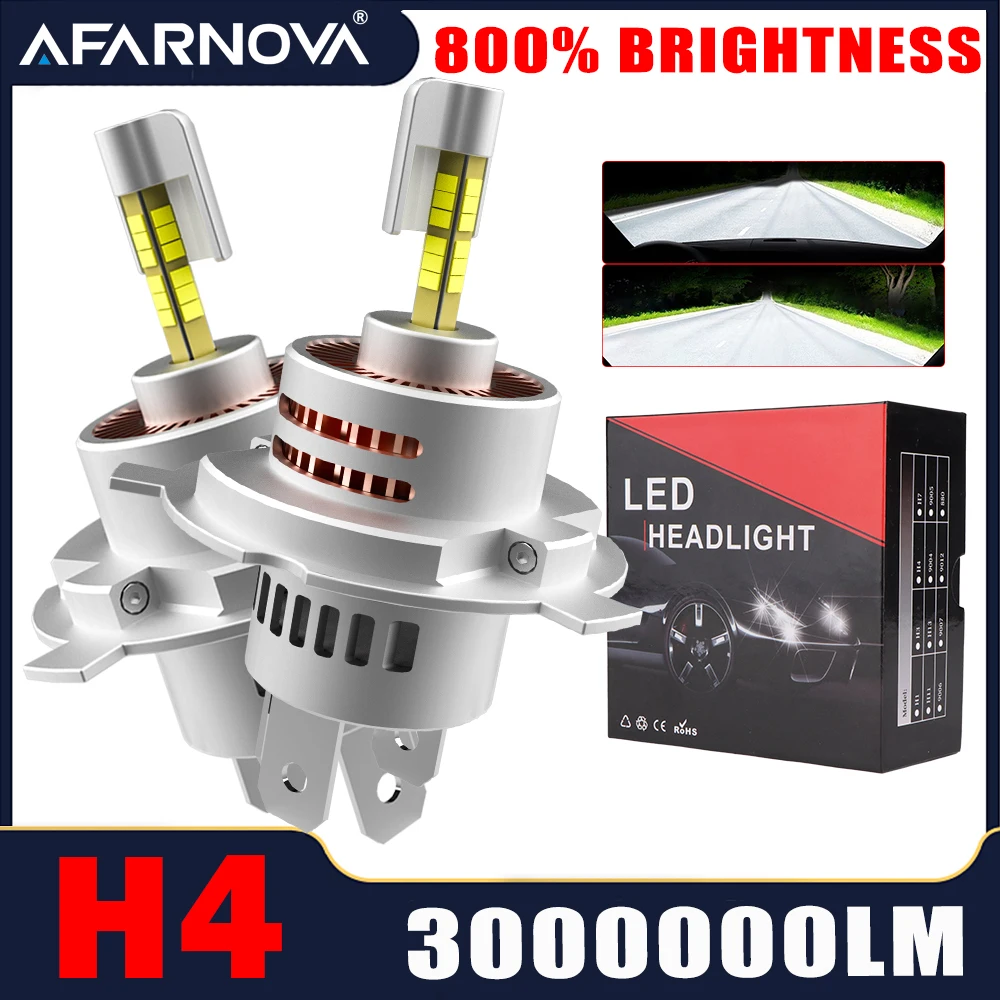 3000W LED Car Bulbs 360 4 Sided 1:1 Plug and Play For H4 Hi-Low Beam 9288 CSP Turbo H7 H4 Canbus No Errors 6000K Car accessories
3000W LED Car Bulbs 360 4 Sided 1:1 Plug and Play For H4 Hi-Low Beam 9288 CSP Turbo H7 H4 Canbus No Errors 6000K Car accessories