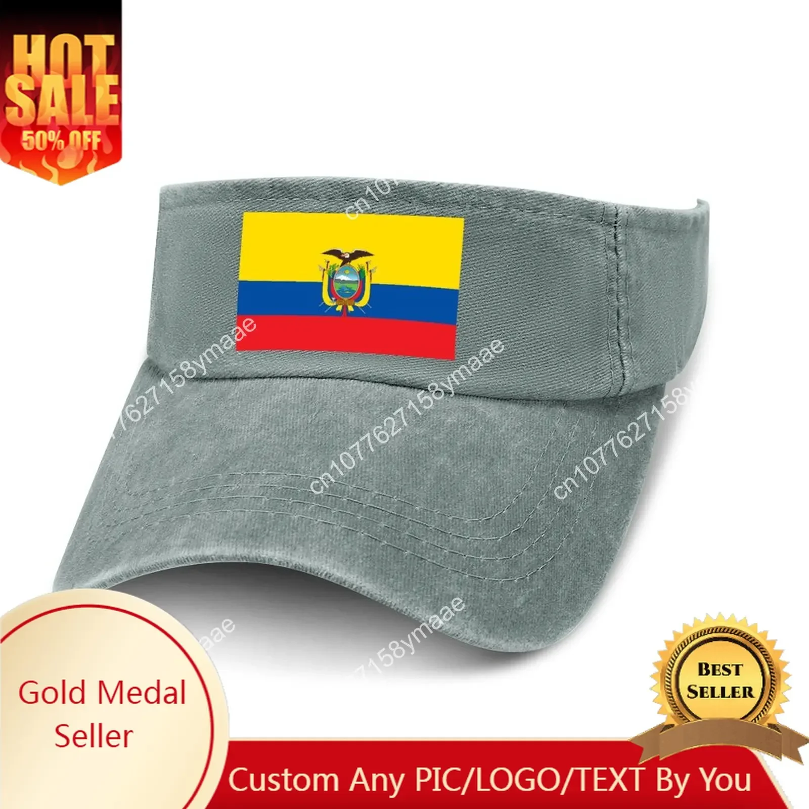 Ecuador Flag Sun Visor Leaky Top Cowboy Hats Mens Womens Customize Cap Sports Baseball Tennis Golf Caps Empty Open Top Hat
Ecuador Flag Sun Visor Leaky Top Cowboy Hats Mens Womens Customize Cap Sports Baseball Tennis Golf Caps Empty Open Top Hat
