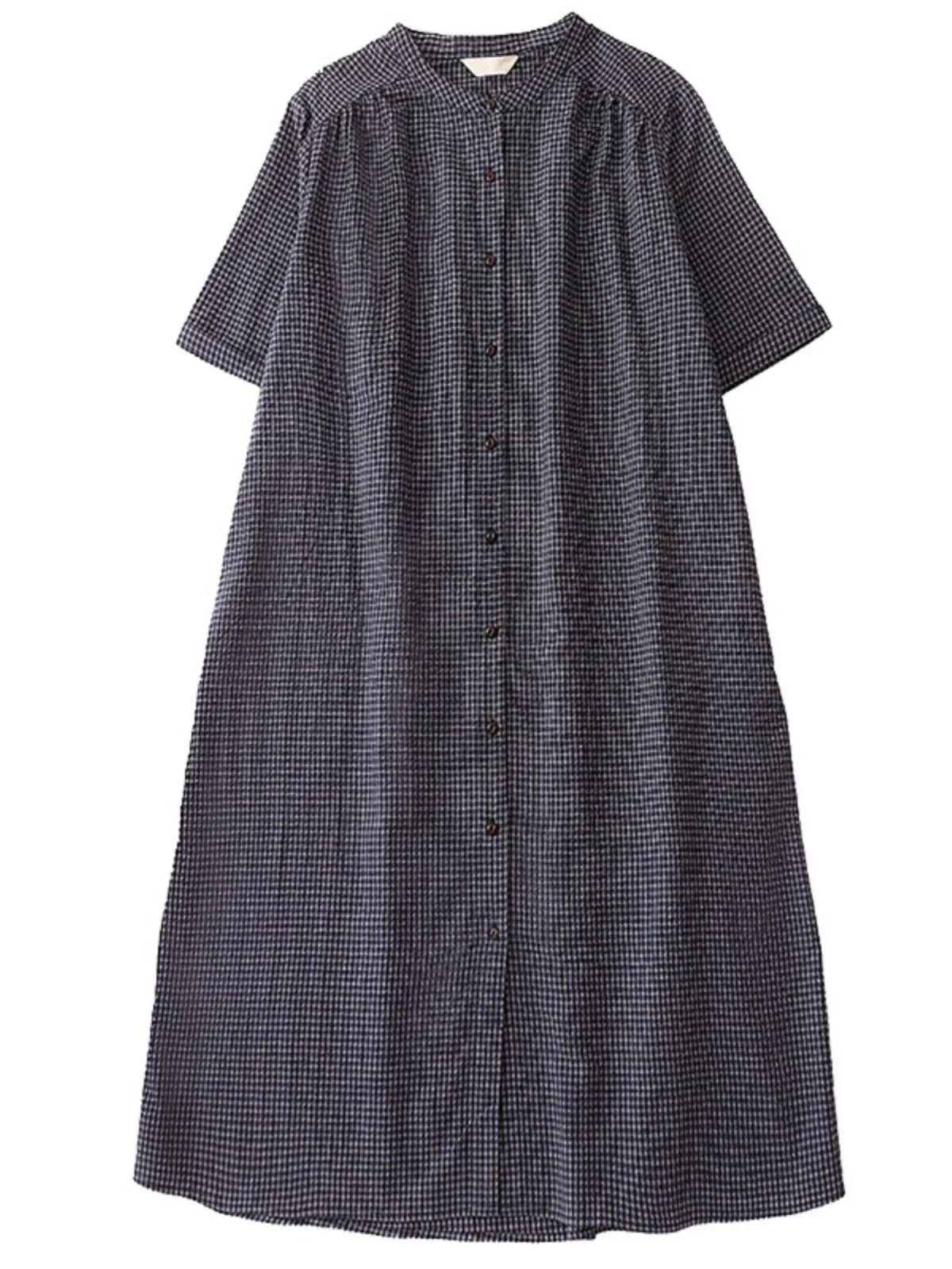 Retro Japanese Sle Plaid irt Dr Women Summer Thin Loose Casual ort Sve Long irt Jaet Top A-Line Skirt
Retro Japanese Sle Plaid irt Dr Women Summer Thin Loose Casual ort Sve Long irt Jaet Top A-Line Skirt