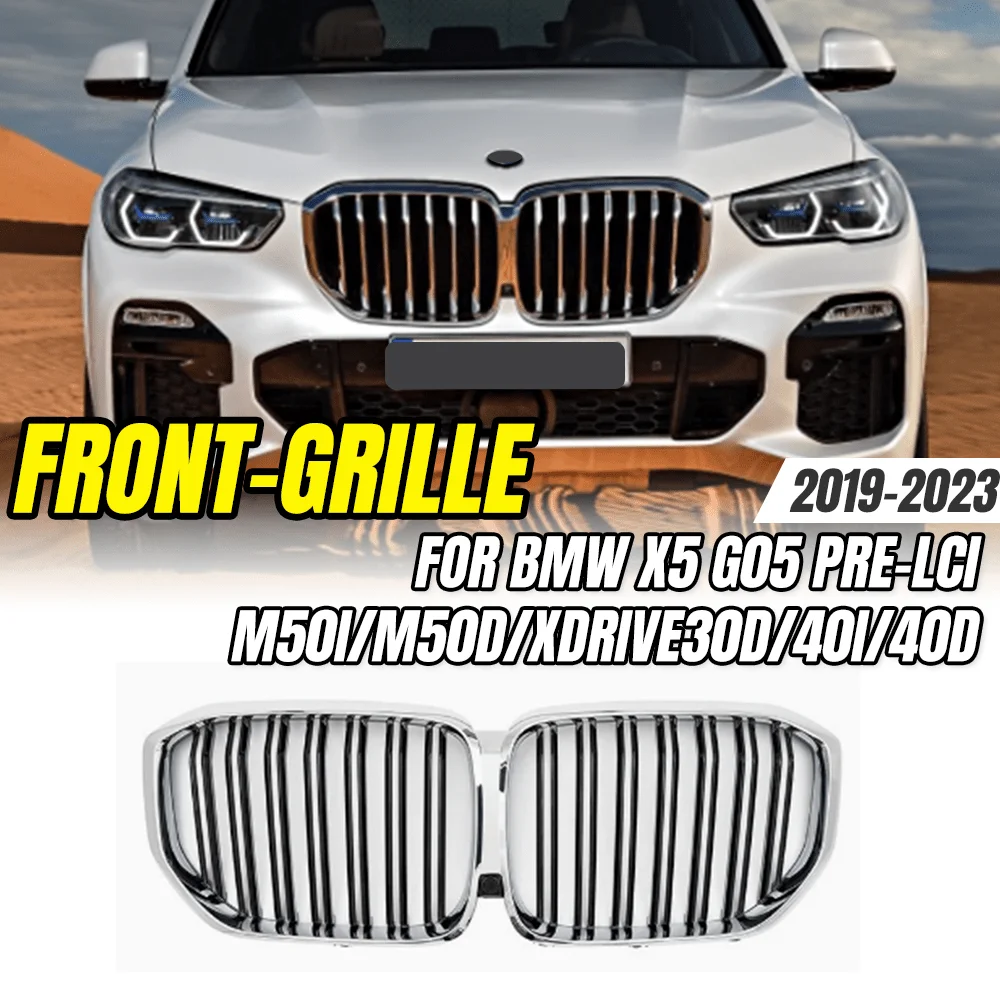 Gloss Black Diamond Mesh M Style Front Kidney Grille For BMW X5 G05 Pre-LCI 2019-2023 M50i M50d xDrive30d 40i 40d
Gloss Black Diamond Mesh M Style Front Kidney Grille For BMW X5 G05 Pre-LCI 2019-2023 M50i M50d xDrive30d 40i 40d