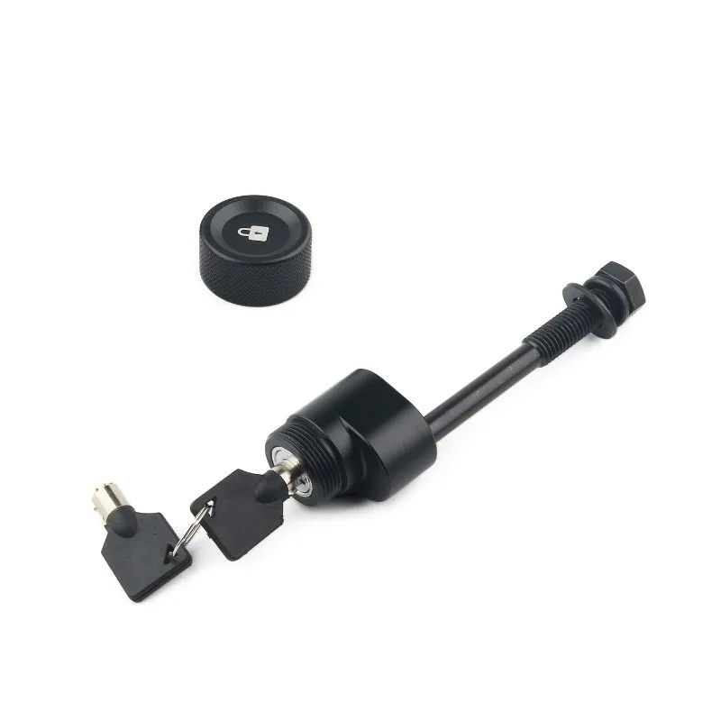 Replacement Hitch Lock Bolt With Anti-Rattle Device And One-Key Lock Cylinder For Thule Bike Rack And Carrier Systems
