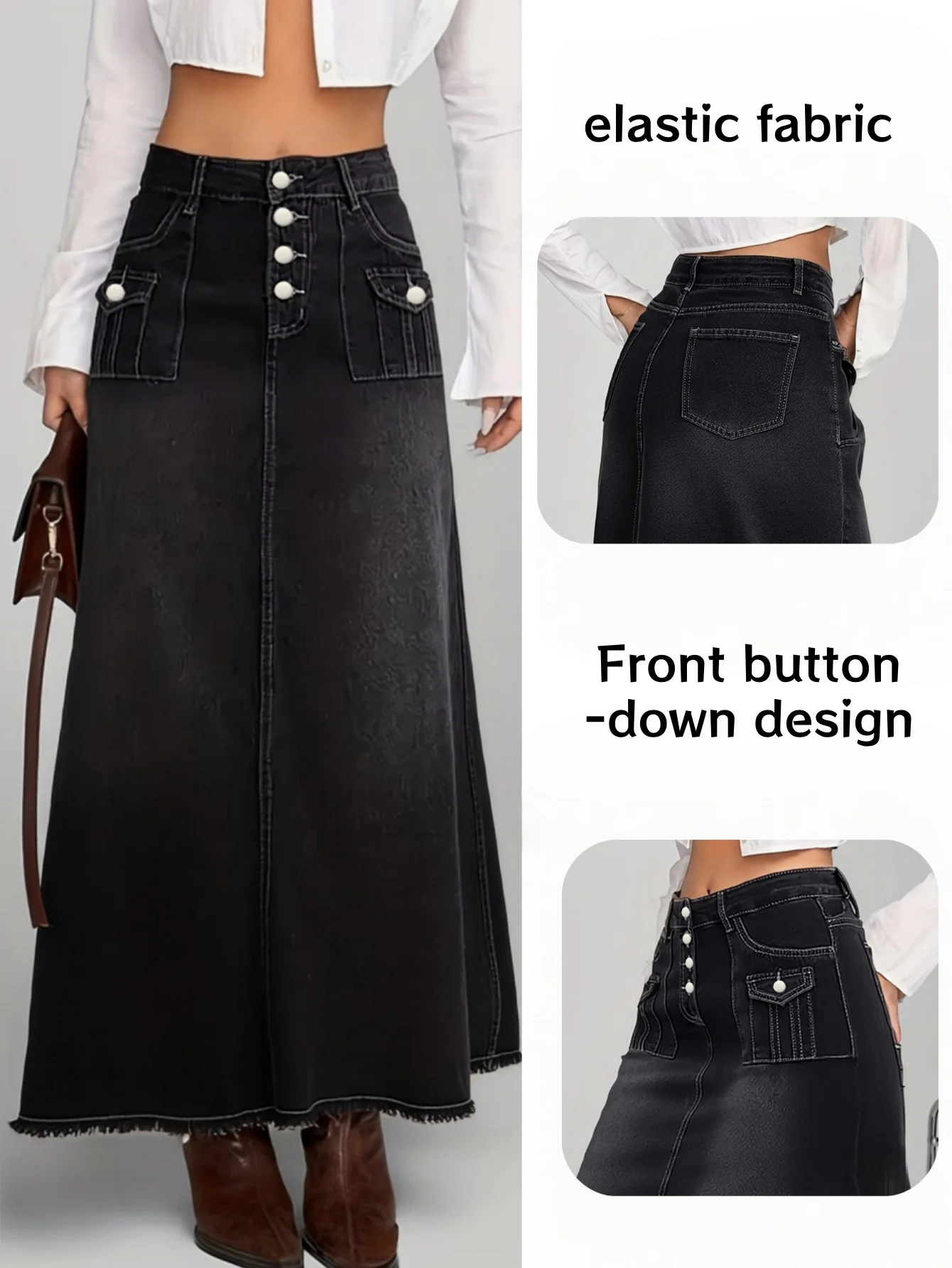 2026 Women's Casual Elastic Multi-Pocket Flowing Half-Dress
2026 Women's Casual Elastic Multi-Pocket Flowing Half-Dress