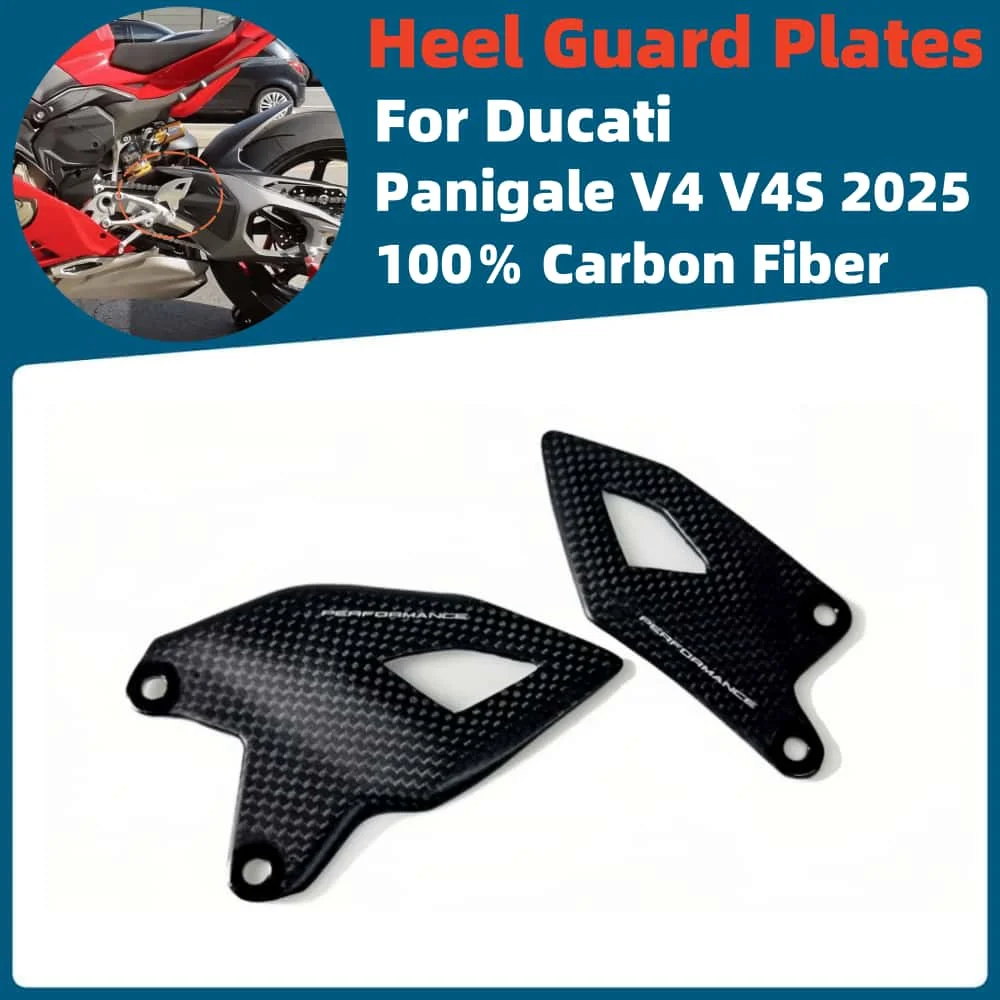 NEW For DUCATI Panigale V4 V4S 2025year 100% Carbon Fiber Accessories Motorcycle Heel Guard Protector Foot Wing Rearset
NEW For DUCATI Panigale V4 V4S 2025year 100% Carbon Fiber Accessories Motorcycle Heel Guard Protector Foot Wing Rearset