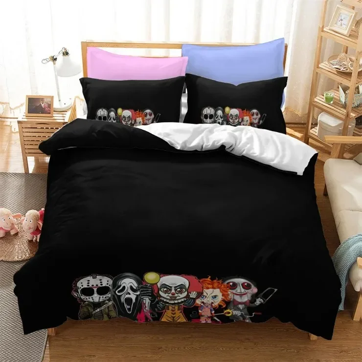 Horrible Movie Child's Play Duvet Cover Set America Bedspread Single King Queen Full Size Soft Polyester Bedding Set Adult Teens
Horrible Movie Child's Play Duvet Cover Set America Bedspread Single King Queen Full Size Soft Polyester Bedding Set Adult Teens