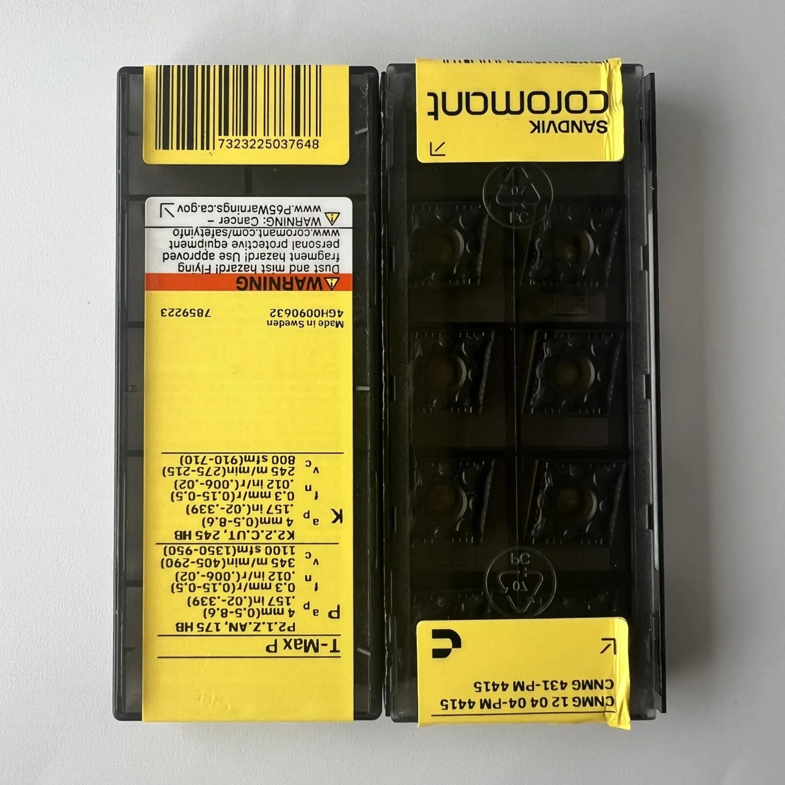 SANDVIK / CNMG120404-PM 4415 / Оригинальное шведское лезвие из твердого сплава, 10 шт.
SANDVIK / CNMG120404-PM 4415 / Оригинальное шведское лезвие из твердого сплава, 10 шт.