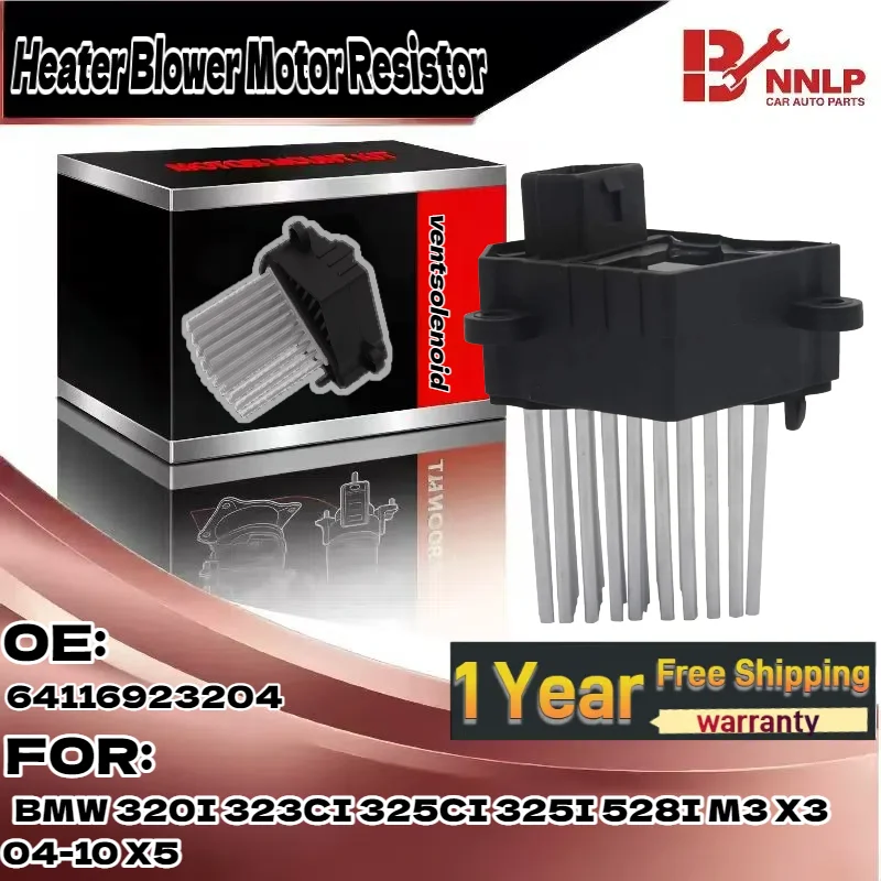 Резистор двигателя вентилятора отопителя для BMW 320I 323CI 325CI 325I 528I M3 X3 04-10 X5 64116923204
Резистор двигателя вентилятора отопителя для BMW 320I 323CI 325CI 325I 528I M3 X3 04-10 X5 64116923204