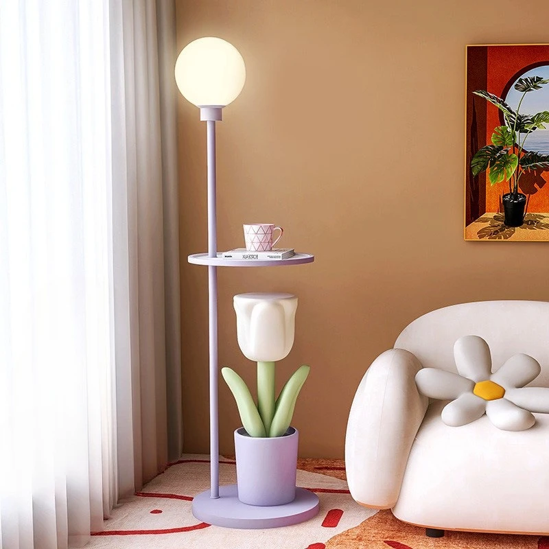 Tulip sofa edge floor lamp living room modern home
Tulip sofa edge floor lamp living room modern home