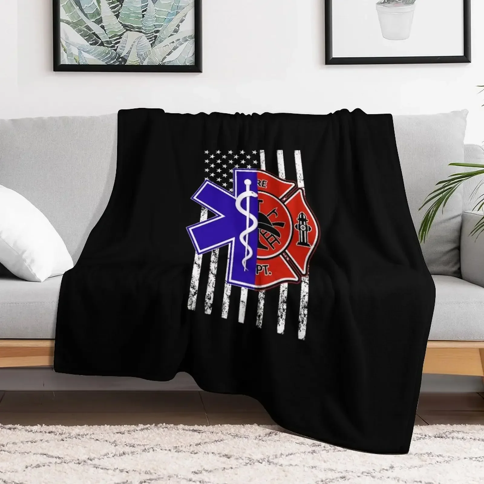 EMT Firefighter Throw Blanket Luxury For Decorative Sofa Furry Summer Blankets Nap decorative Blankets
EMT Firefighter Throw Blanket Luxury For Decorative Sofa Furry Summer Blankets Nap decorative Blankets
