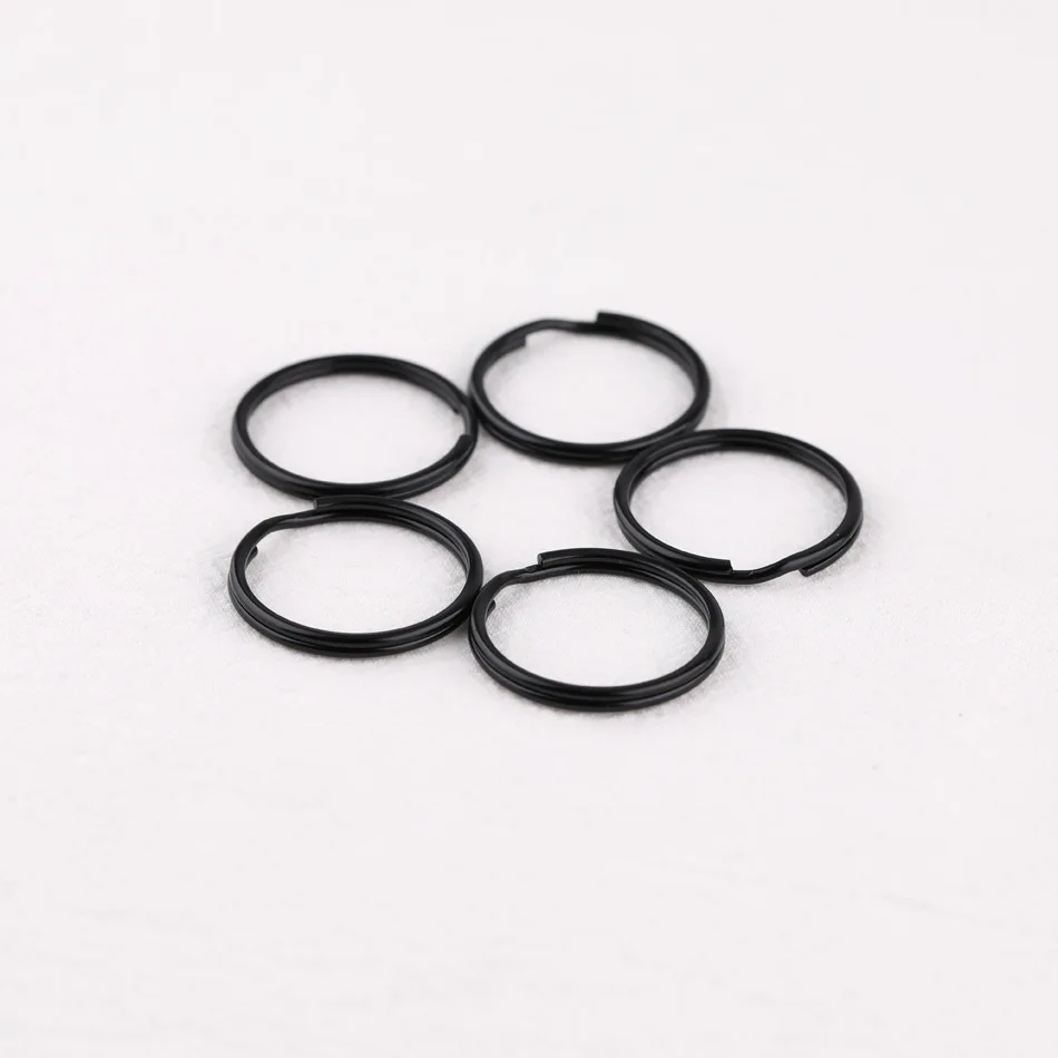 100pcs 30MMN Black Painted Double-Ring Keychain for Bag Puppets, DIY Handmade Key Ring Decoration Materials and Accessories
100pcs 30MMN Black Painted Double-Ring Keychain for Bag Puppets, DIY Handmade Key Ring Decoration Materials and Accessories