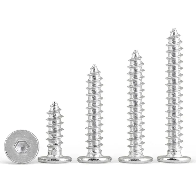 304 Stainless Ultra Thin Flat Head Tapping Screw for Countersunk Flush Surface in Precision Assembly M2 M2.6 M3 M4 M5 M6
304 Stainless Ultra Thin Flat Head Tapping Screw for Countersunk Flush Surface in Precision Assembly M2 M2.6 M3 M4 M5 M6