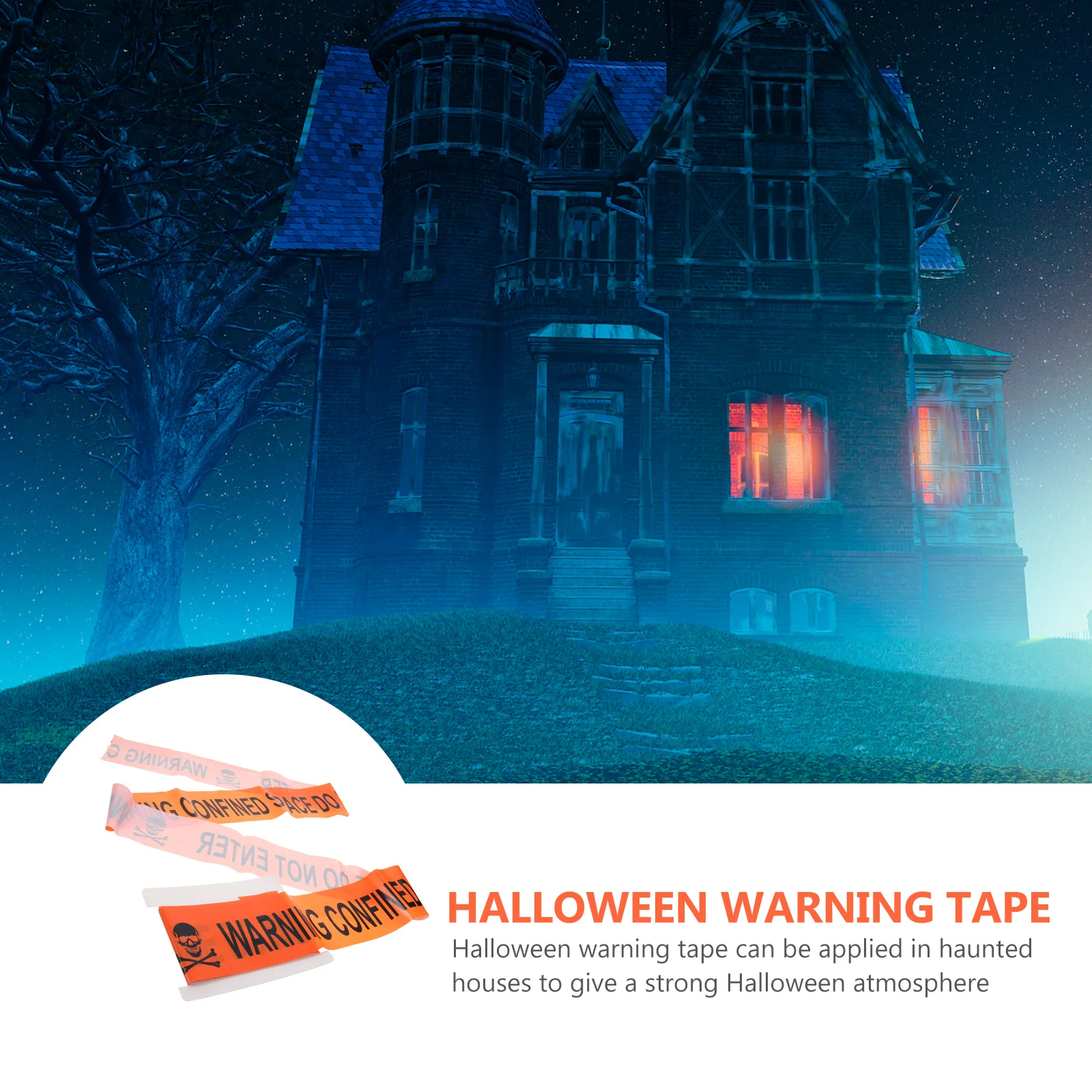 5pcs Halloween Warning Tapes Pe Material Caution Tape For Outdoor Indoor Party Decoration Haunted Courtyard
5pcs Halloween Warning Tapes Pe Material Caution Tape For Outdoor Indoor Party Decoration Haunted Courtyard