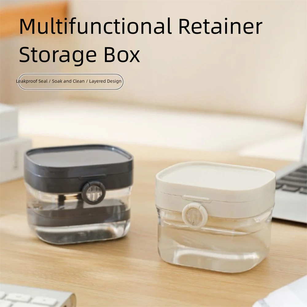 Transparent Double Layer Braces Storage Box Portable Universal Orthodontic Retainer Case Sealed with Brush&Mirror
Transparent Double Layer Braces Storage Box Portable Universal Orthodontic Retainer Case Sealed with Brush&Mirror