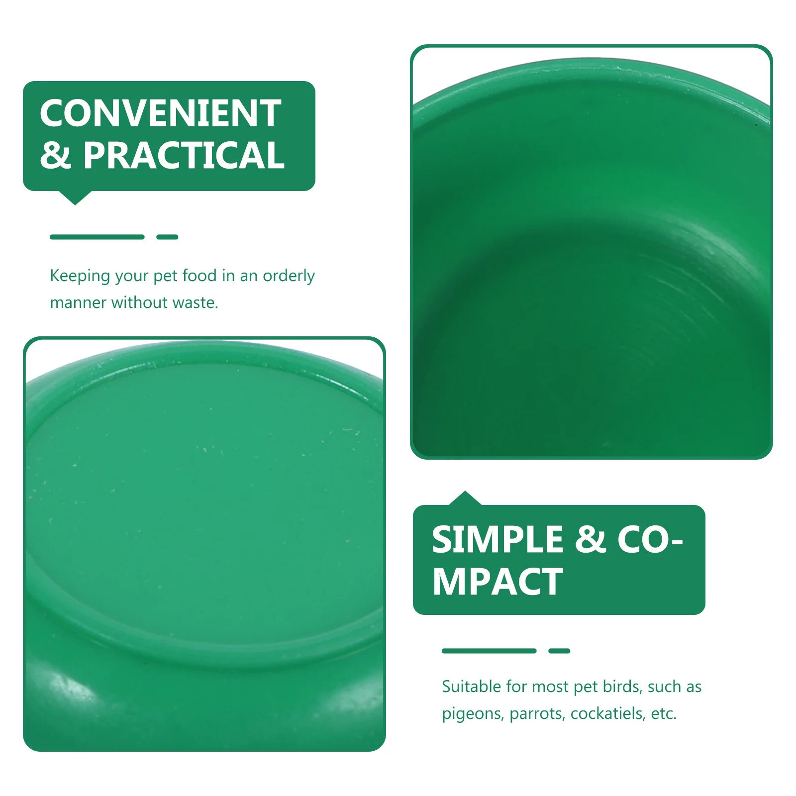 25 Pcs Bird Food Box and Water Cup Parrot Birds Cage Feeder Dish for Parrots Feeding Device Parakeet to
25 Pcs Bird Food Box and Water Cup Parrot Birds Cage Feeder Dish for Parrots Feeding Device Parakeet to