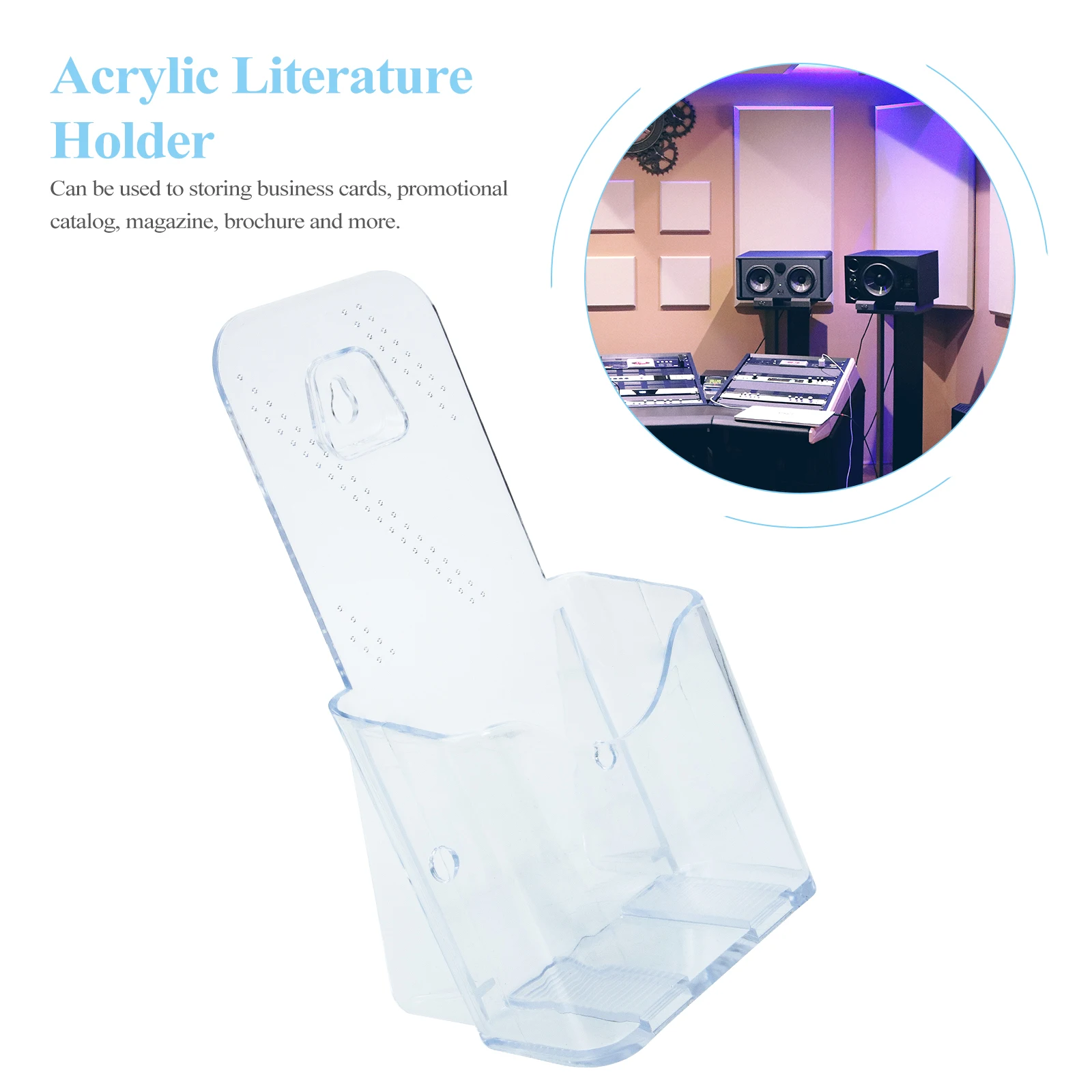 2pcs A6 Acrylic Brochure Holder Clear Literature Rack Display Stand Booklet Flyer Stands For Office Wall Hanging Storage
2pcs A6 Acrylic Brochure Holder Clear Literature Rack Display Stand Booklet Flyer Stands For Office Wall Hanging Storage