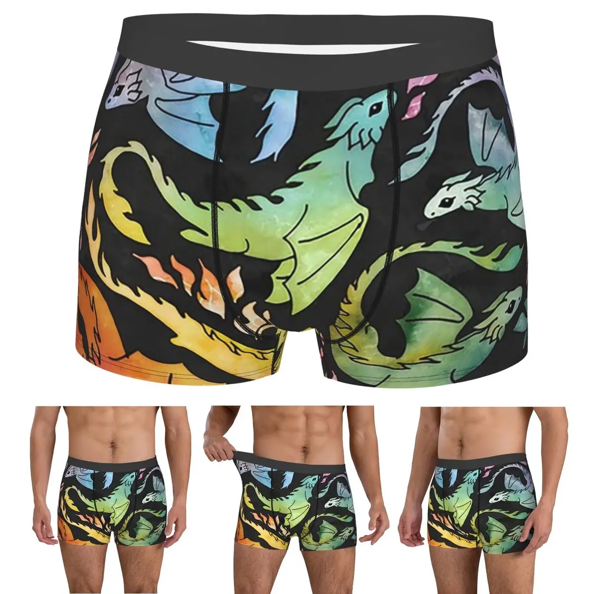 Трусы-боксеры, шорты Dragon Fire Dark Rainb, мужские дышащие трусы для Homme, мужские подарки бойфренду
Трусы-боксеры, шорты Dragon Fire Dark Rainb, мужские дышащие трусы для Homme, мужские подарки бойфренду