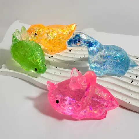 New Stress Relief Toy Blind Box Dinosaur Triceratops Squishy Stress Ball Desk Squeeze Toy Halloween Xmas Gift