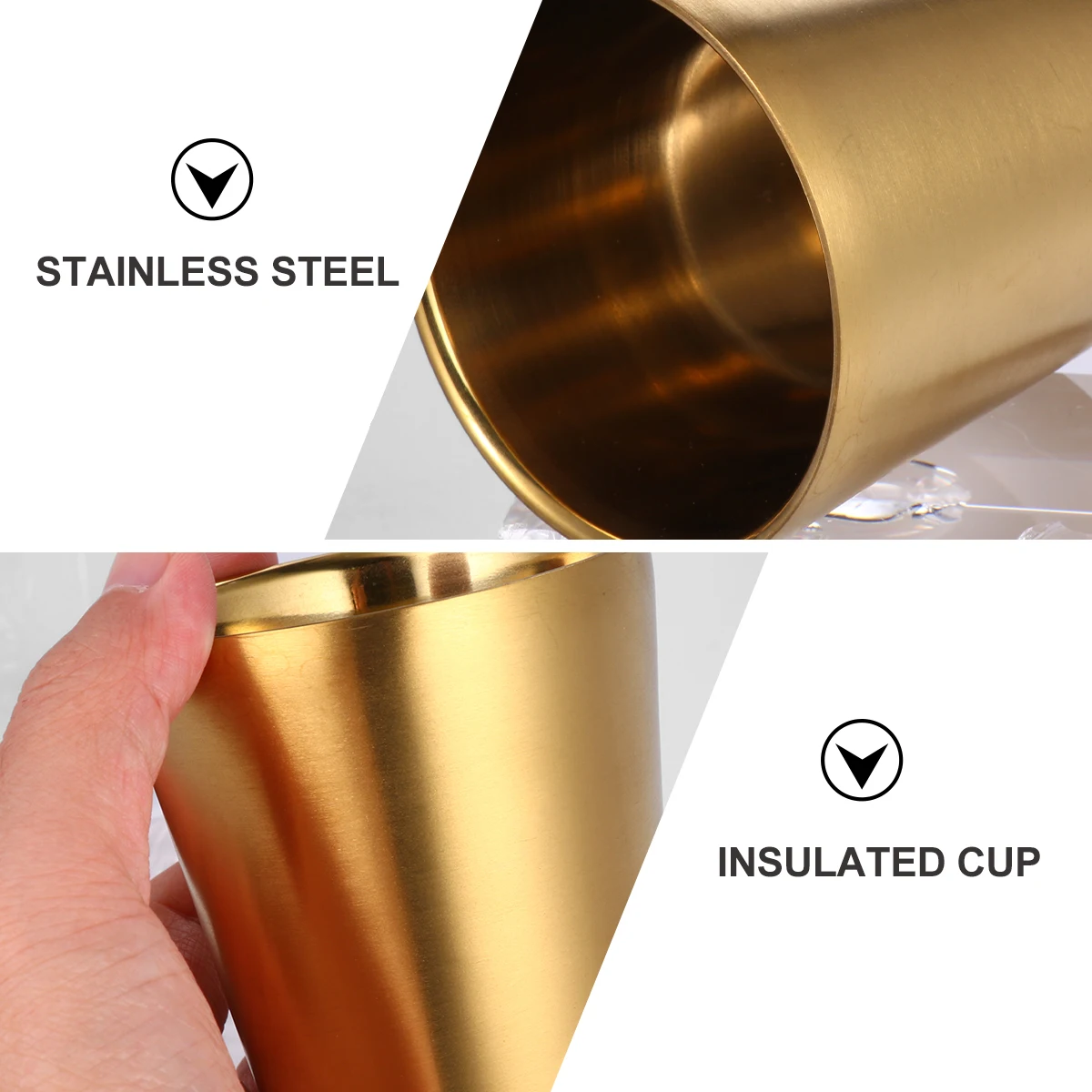 Stainless Steel Insulated Cup Double Layer Water Bottle Container Flat Base Suitable Home Office Beer Water Juice Milk Coffee
Stainless Steel Insulated Cup Double Layer Water Bottle Container Flat Base Suitable Home Office Beer Water Juice Milk Coffee