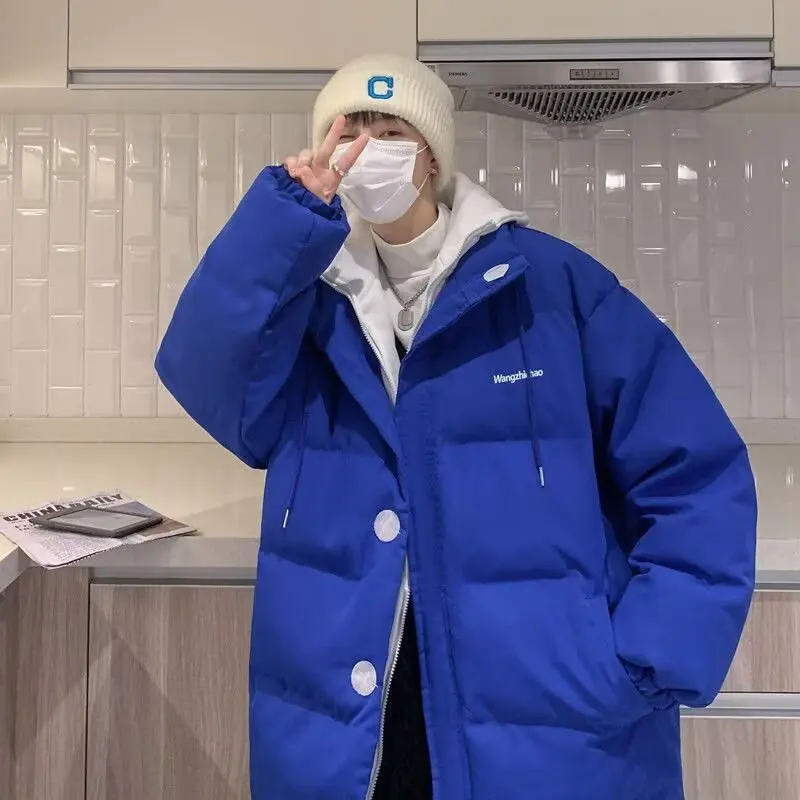 Klein Blue Hooded Jaet Men's Fce Lined Thiened Bread Sle down Jaet Autumn Winter Large Size Casual Youth Faion
Klein Blue Hooded Jaet Men's Fce Lined Thiened Bread Sle down Jaet Autumn Winter Large Size Casual Youth Faion