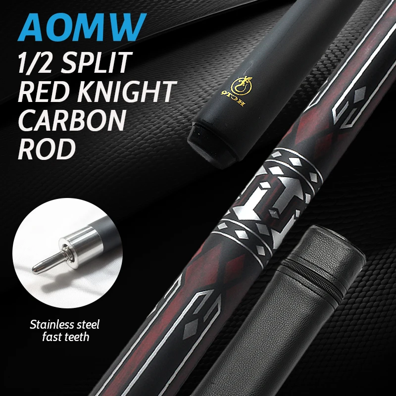 Half billiards billiards cue Red Knight Decal Stainless steel fast tooth interface with rod tube combination high appearance lev
Half billiards billiards cue Red Knight Decal Stainless steel fast tooth interface with rod tube combination high appearance lev