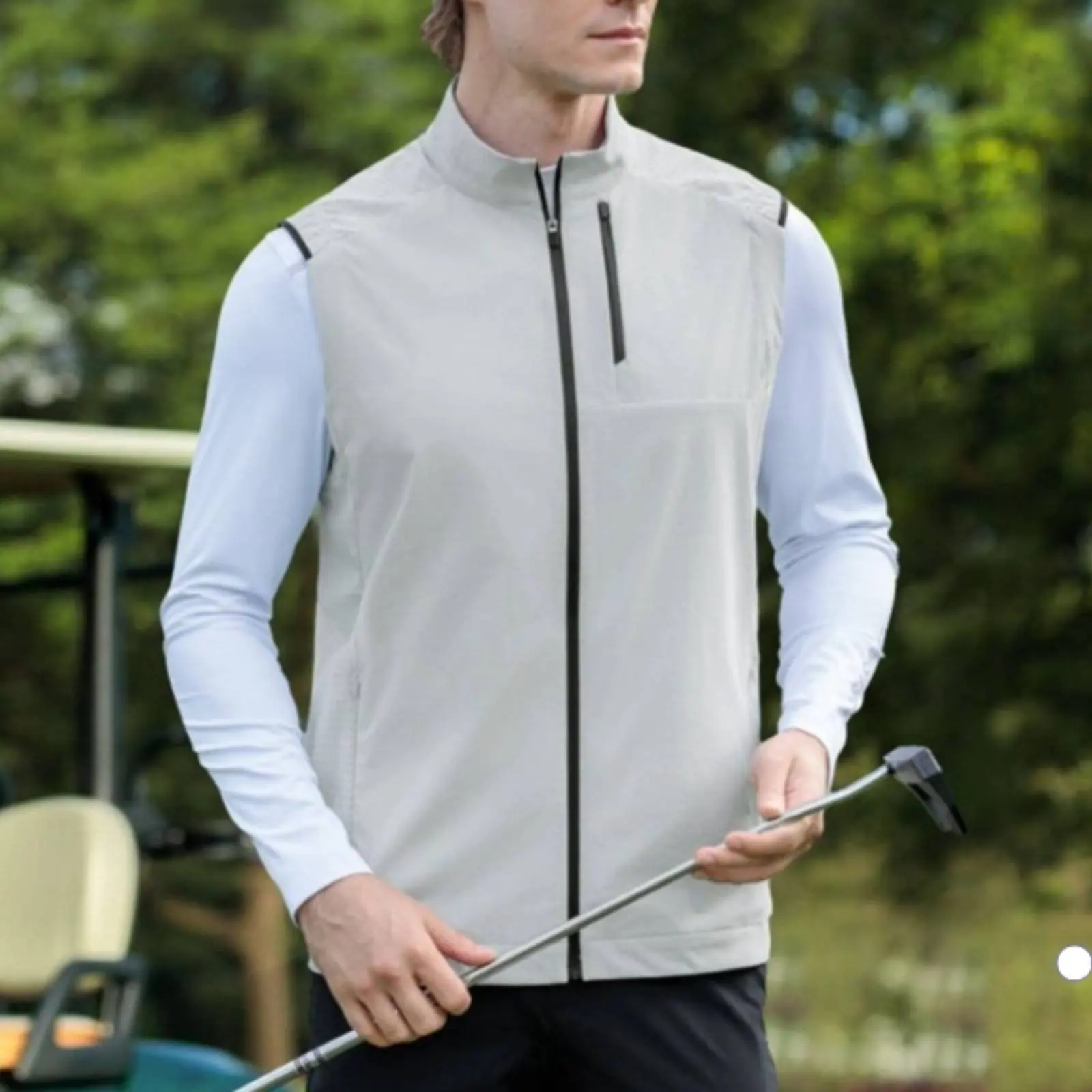 Lightweight Golf Vest Quick Dry Breathable Zip Vest Zippered Golf Waistcoat Stretch Material Outerwear Water-Resistant
Lightweight Golf Vest Quick Dry Breathable Zip Vest Zippered Golf Waistcoat Stretch Material Outerwear Water-Resistant